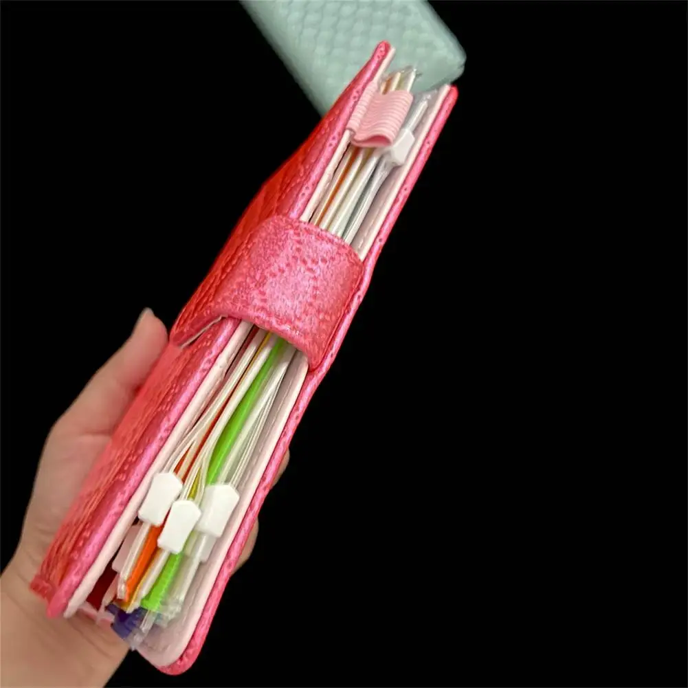 

A6 Information Bag PVC Six-hole Bill Pocket Lightweight Storage Useful Simplicity Office Bill Pouch