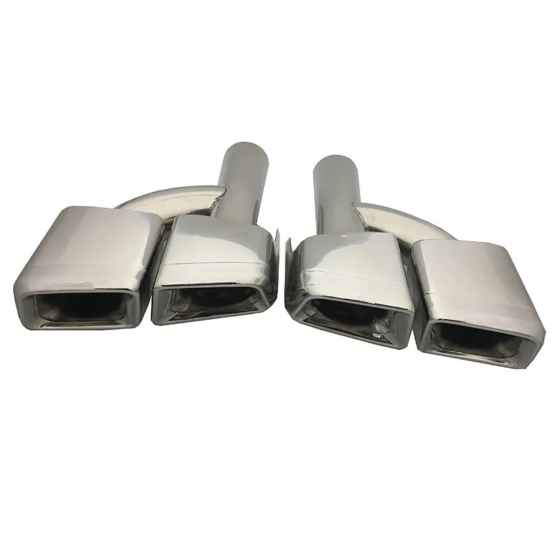 Tail Throat Car Styling Exhaust Pipe Tip Muffler Stainless Steel Trim For Mercedes-Benz AMG S65 S63 E63 W222 W212 W205 R231 W218