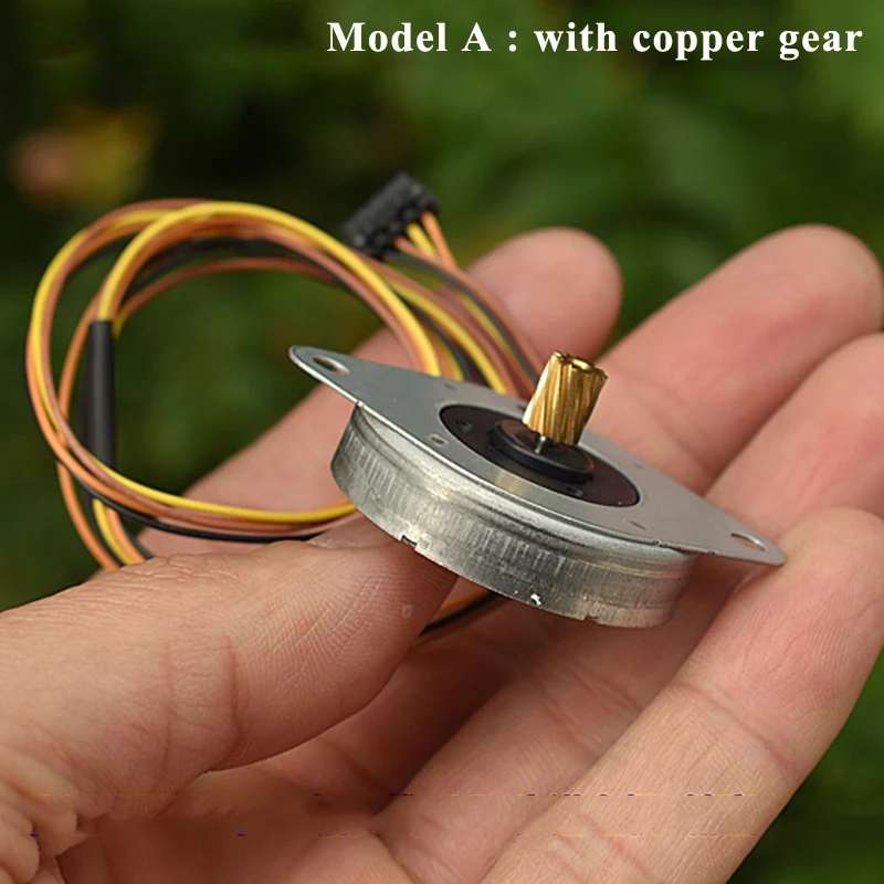 MOATECH Ultra-thin 35MM Micro Round Stepper Motor Precision 2-Phase 4-Wire Stepping Motor Step Angle 3.75 Degree DIY CNC Robot stepper motor