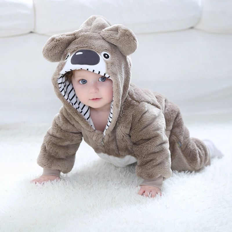 LovelyKoalaInfantBabyBoysGirlsRompersClothesToddlerAnimalBabyJumpsuitPyjamasKids