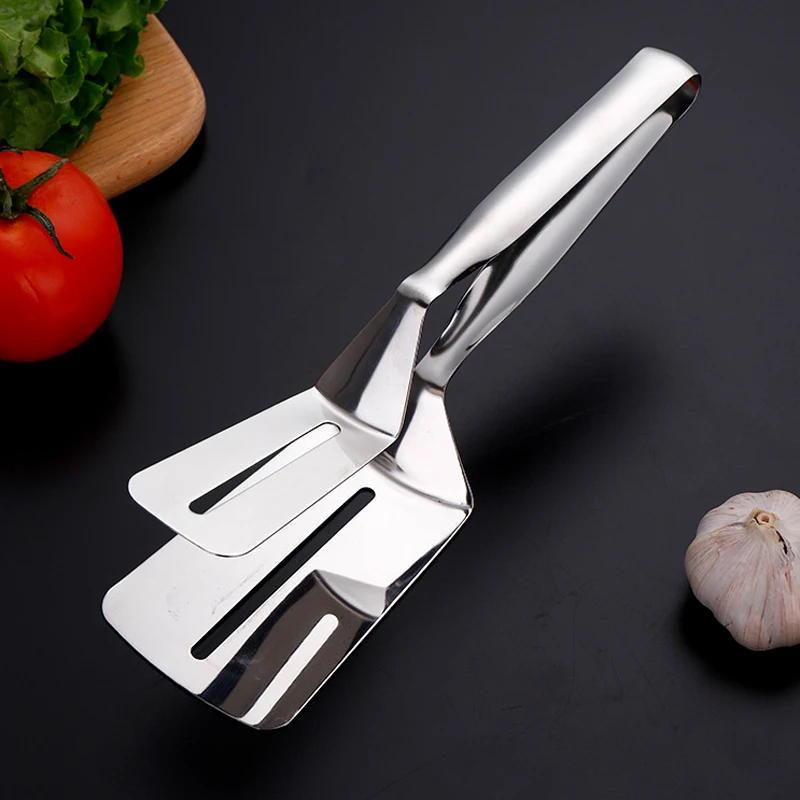BBQ Kitchen Turner Cooking Spatula Tongs Barbecue Clip Grill Meat Tongs Clamp Steak Fish Turner Cooking Shovel Kitchen Utensils