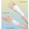 Women Protector Golf Gloves Cool Breathable Sun UV Protector Golf Glove Hollow Palm Elastic for Outdoor Practice 5