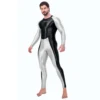AMORESY Sexy Hot Men One Piece Skin Bodysuit Cosplay Catsuit Jumpsuits Stretch Bodystocking Spandex Zentai Suit 4