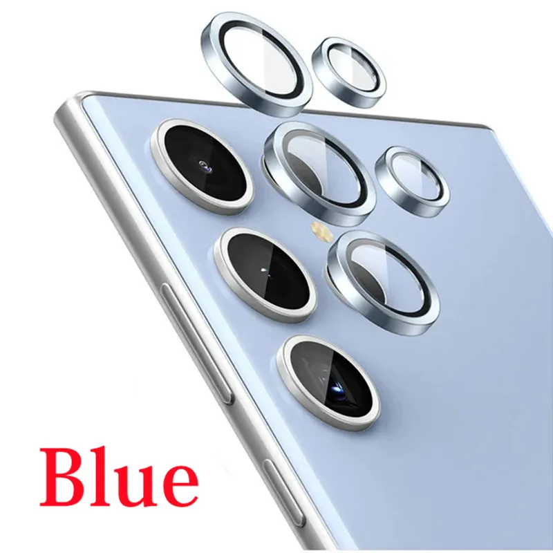 Premium Metal Camera Lens Protector Glass with Ring