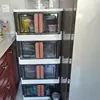 Modern Plastic Kitchen Cabinets Floor-to-ceiling Flip Storage Cabinet Home Multi-function Pot Cabinets Bedroom Storage Furniture 6