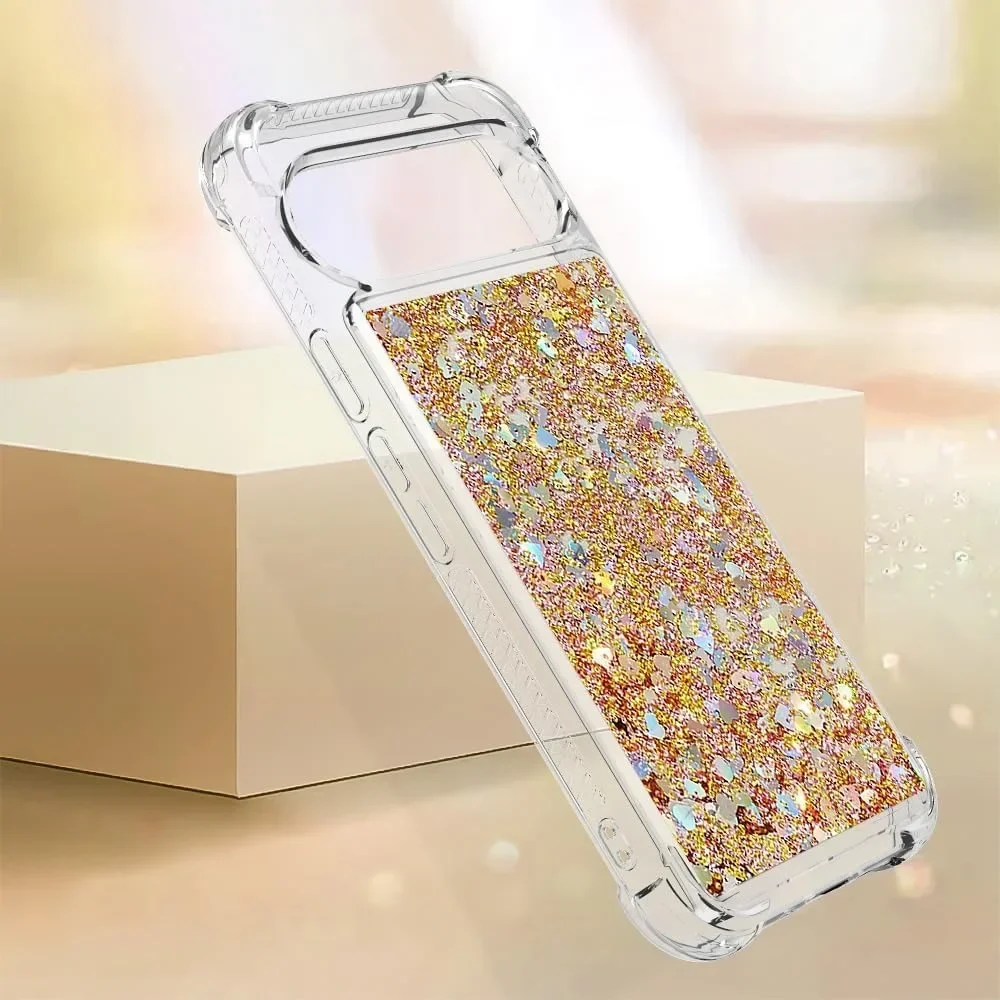 Luxury Quicksand Glitter Love Heart Shockproof Phone Case