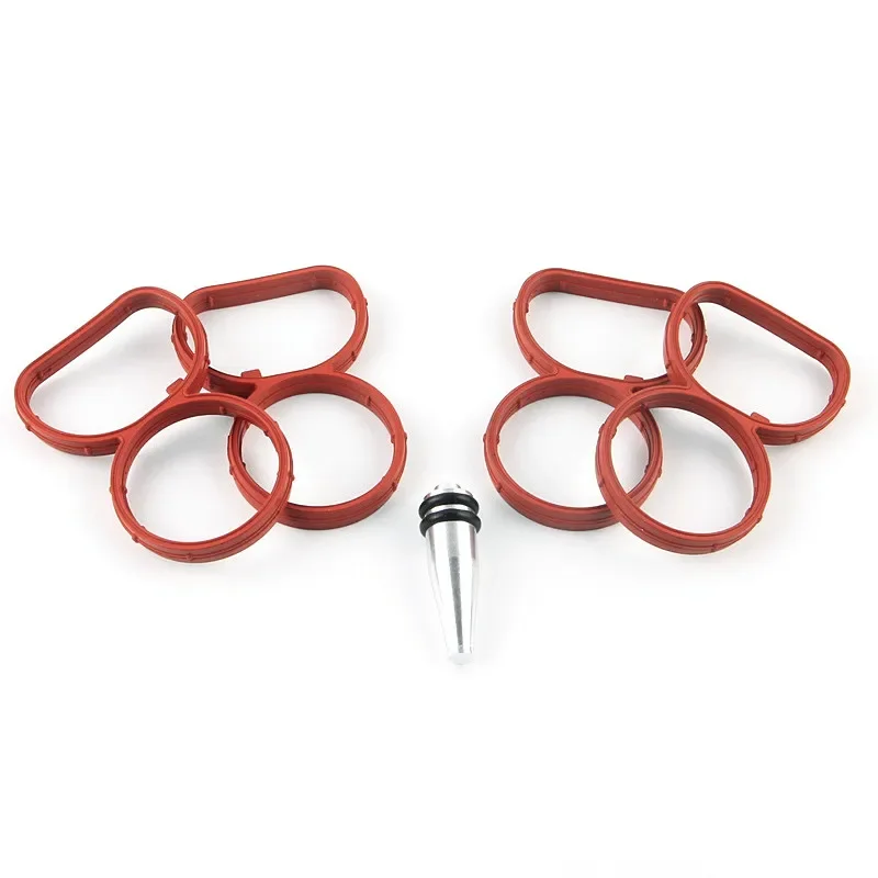 Intake Swirl Flap Delete Blank Plug Bung Metal Manifold Gaskets Removal Repair Kit for BMW N47 2.0 DISEL Engine