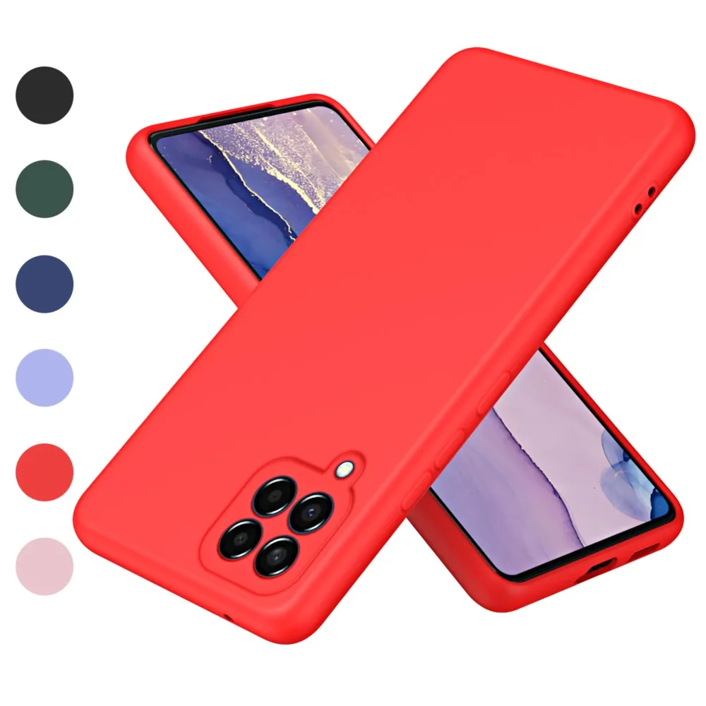 Premium Silicone Phone Case - Elegant Protective Cover in Candy Colors