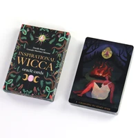 Inspirational Wicca Oracle Cards For Family Party High Quality Fortune Telling Divination Tarot Cards 2