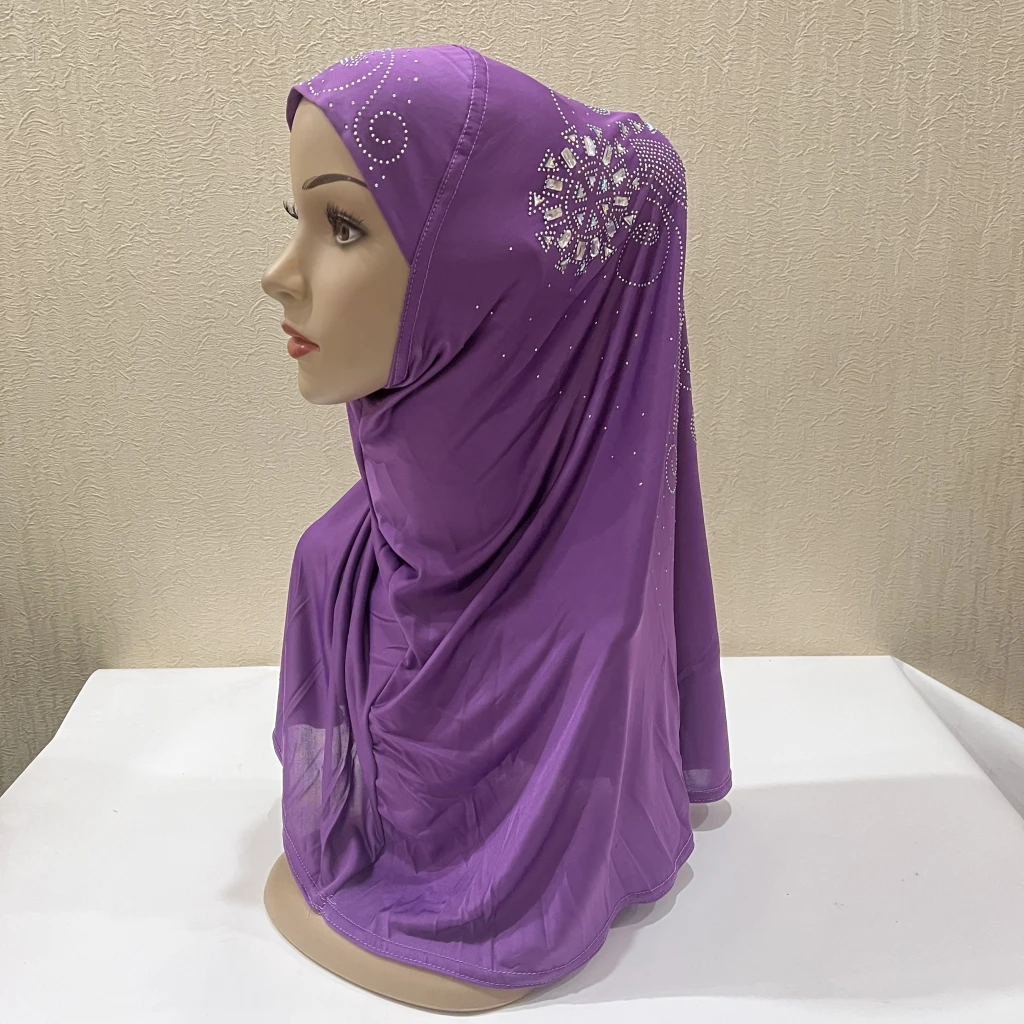 Rhinestones islamic scarf arabic hats