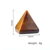 1pc Natural Agate Stone Gems Mineral Crystal Quartz Mini Pyramid Chakra Reiki Energy Healing Point Tower Room Home Decoration 2