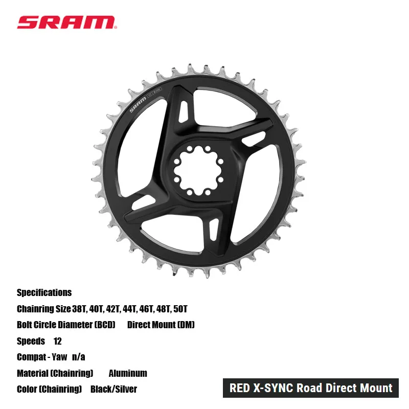 Force SRAM X-SYNC 40T チェーンリング SRAM Force X-Sync チェーンリング 44T BCD110