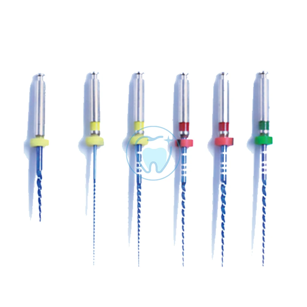 

Dental Endo File 21/25MM Endo/Niti File Heat Activated Canal Root Files Dentistry Motor Accessories Dentistry Tools 6Pcs/Box