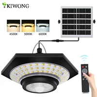 Solar Shed Light Solar Pendant Light Indoor Outdoor 228/180 LED 1000LM 5 Modes with Remote Control for Barn Gazebo Garage 1
