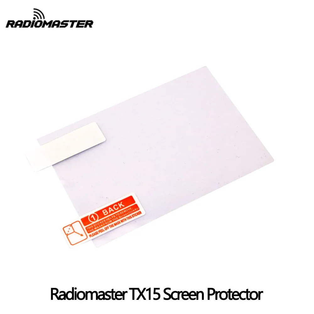 Détail du protecteur d'écran Radiomaster TX15, surface lisse et transparente haute définition