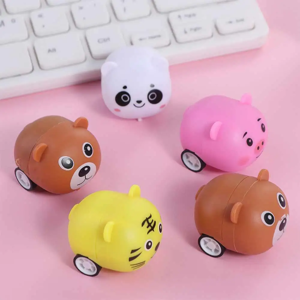

Educational Pull Back Car Kids Toy Parent-Child Race Cars Inertia Toy Car Mini Cute Design Animal Cars Toys Pinata Fillers