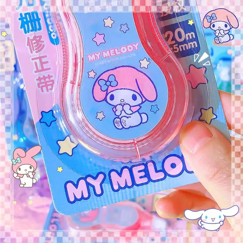 back to school supplies sanrio Stationery items school useful kuromi correction tape cinnamoroll corrector Corrective tape