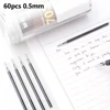 M&G 60pcs Gel Pen Refills 0.5mm Black Bullet Tip Signature Pen Refill Set Smooth Writing for Students Exam Office 4