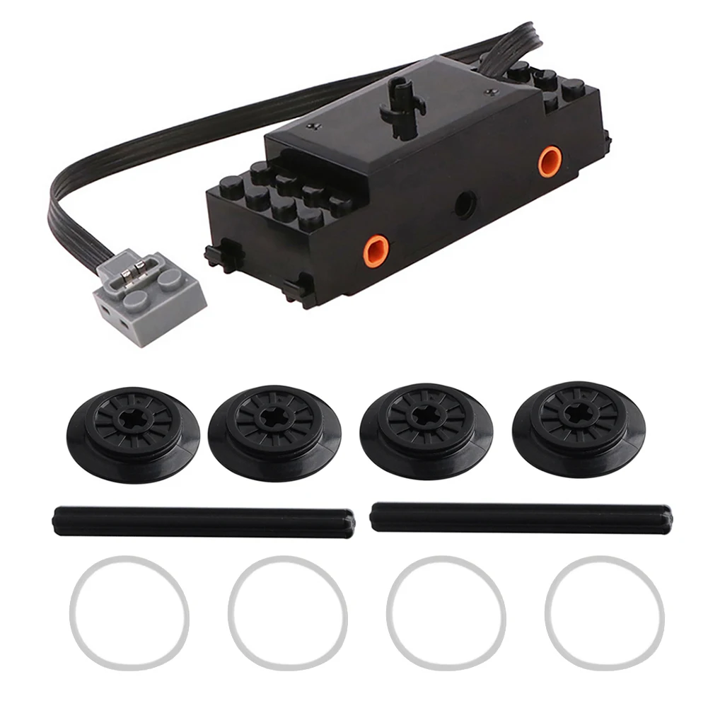 High-Speed Train Track Motor for DIY Building Blocks and Rail Tracks