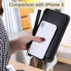 RFID Wallet Women Multi Card Wallet Zipper Credit Card Holder Minimalist Clutch Bag Initial Letter Pattern Leather Coin Purse 6