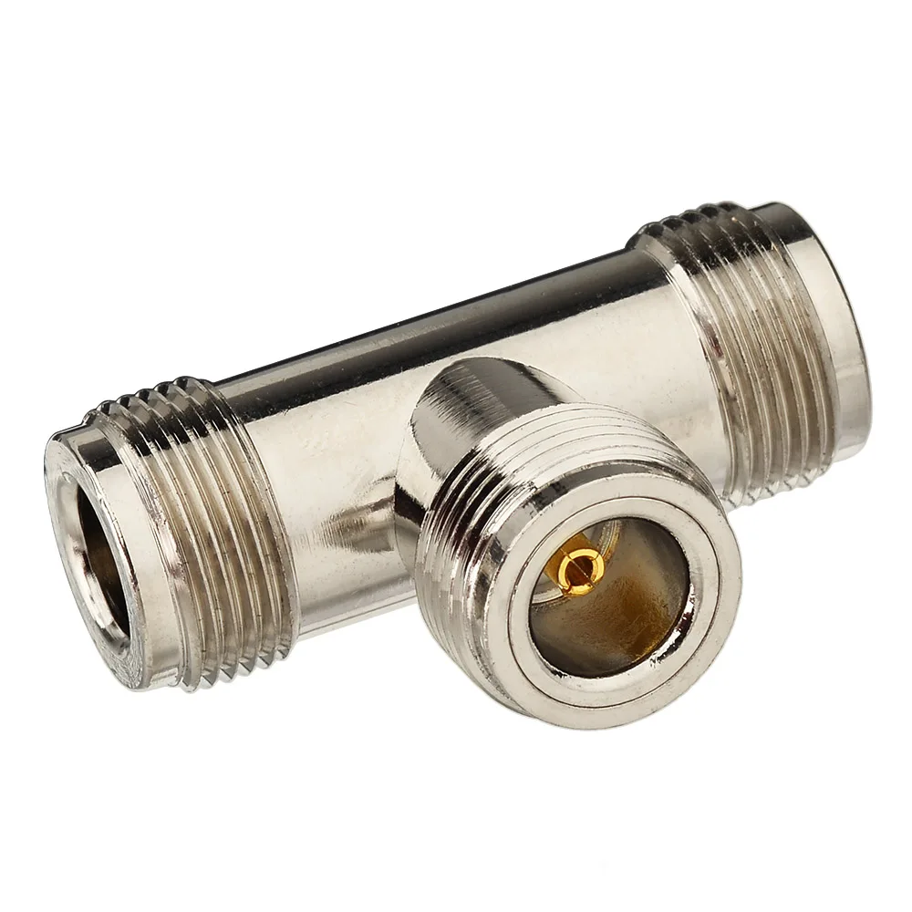 RF Coaxial Cable Splitter N Female to 2x N Jack Adapter