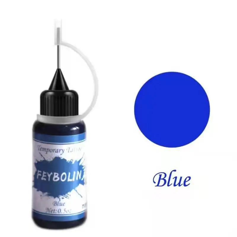 7 Color Non-abras Temporary Tattoo Cream Women Men's Child Fake Tattoo Semi Permanent Ink Art Painting DIY Fake Freckles tattoo ink tattoo ink pigment