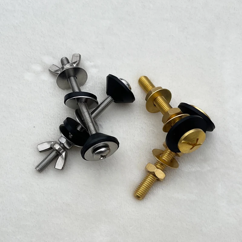 Screw Set Toilet Tank Two-Piece Screw Set Fixture Accessories Repair Tool Stainless Steel Split Toilet Accessories
