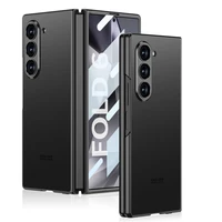 Fashionable Skin Anti-fall Fold6 Fold7 Protective Case For Samsung Galaxy Z Fold 7 6 5 4 3 Case With Screen Film Protector Cover