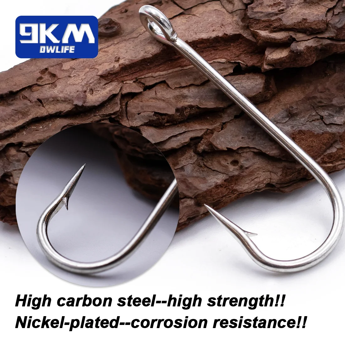 Siwash Hooks Saltwater Fishing Hooks 50~200Pcs 4