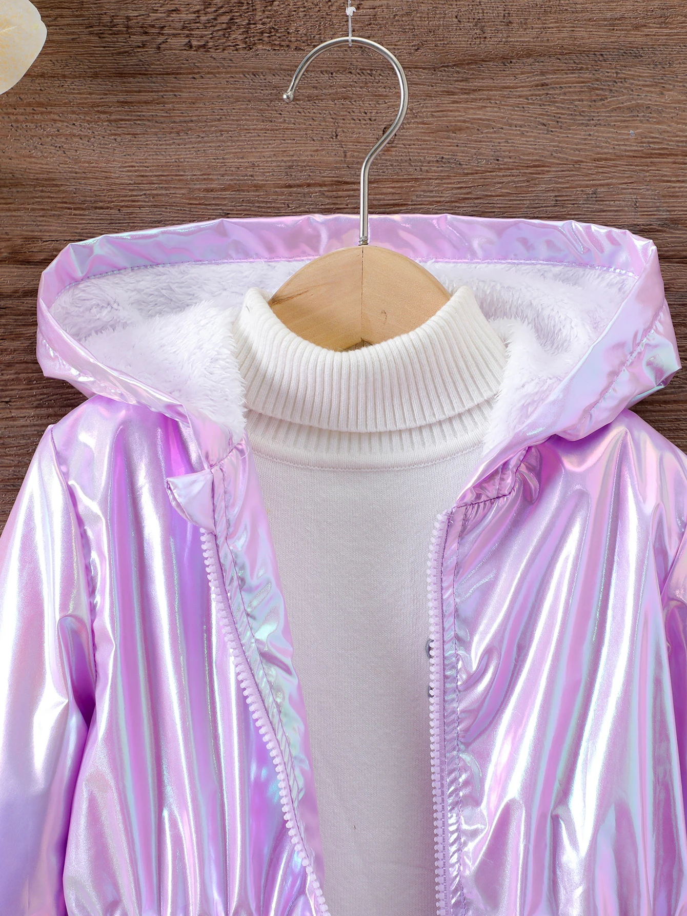 Girls Autumn and Winter Fashion Plus Fur Lining Trench Coat kids jacket,girls trench coats