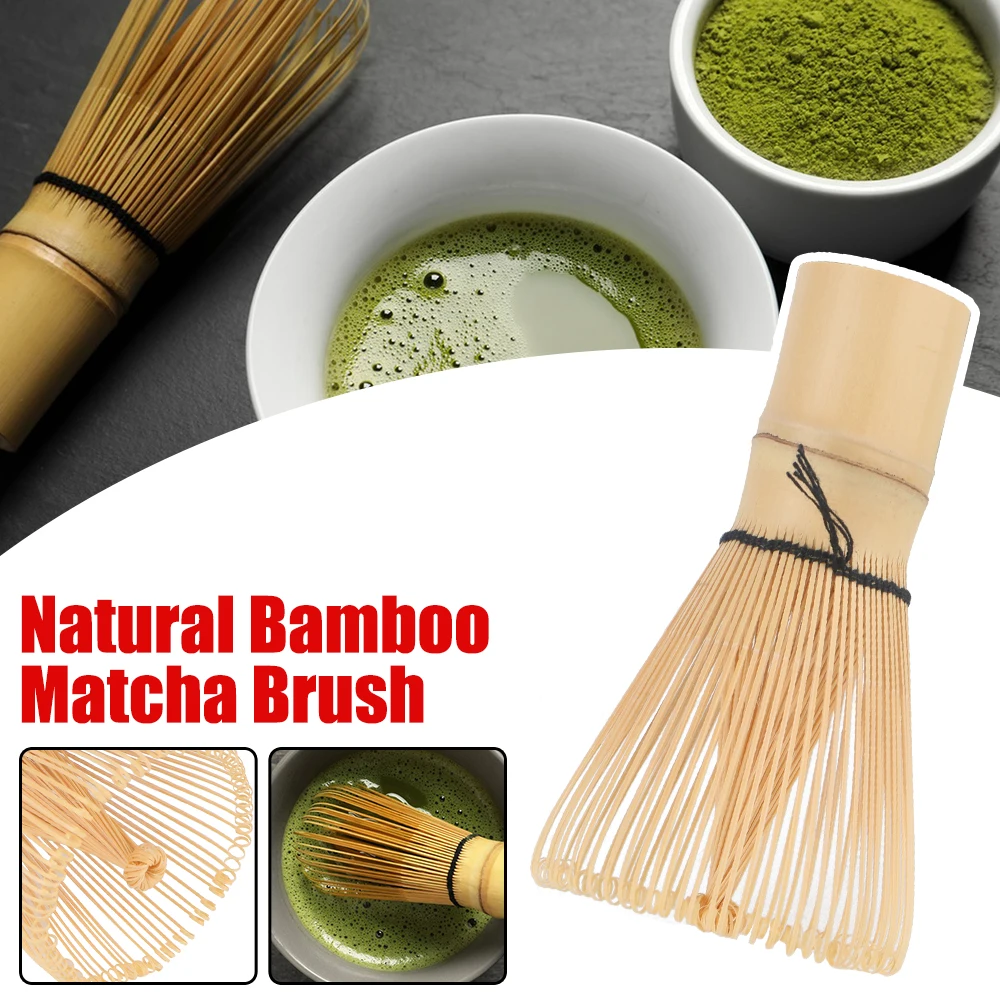 Kitchen Accessories 100 Matcha Green Tea Powder Whisk Teaware Japanese Ceremony Bamboo Chasen Tea Tool Tea Brush