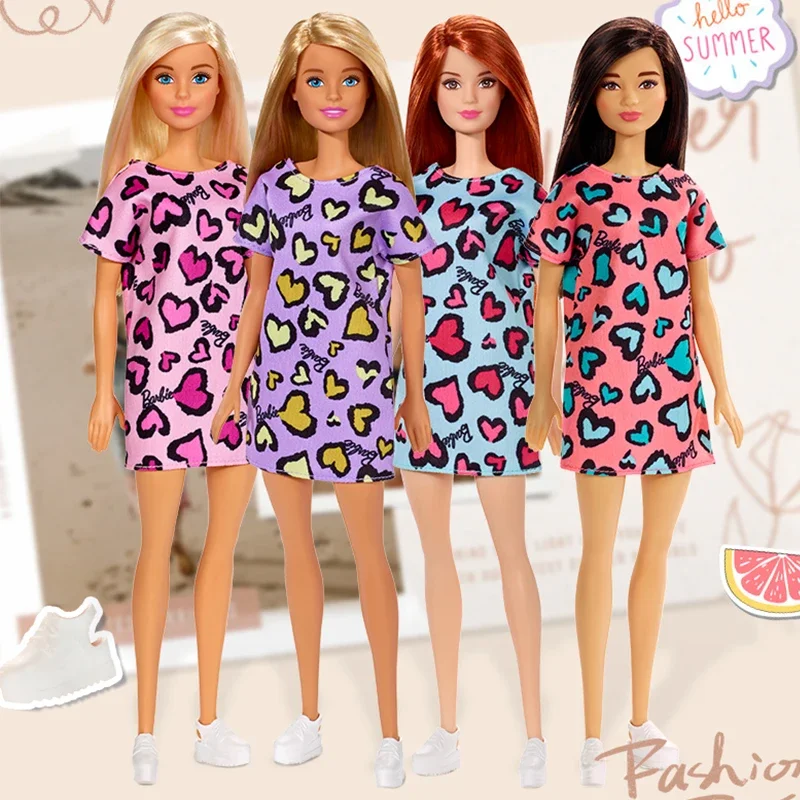 Original Fashionista Barbie Doll Basic Series Sweet Dress Toys for Girls Fashion Barbies Princess Bjd Doll Kids Toy with Clothes impressionism basic art series hc