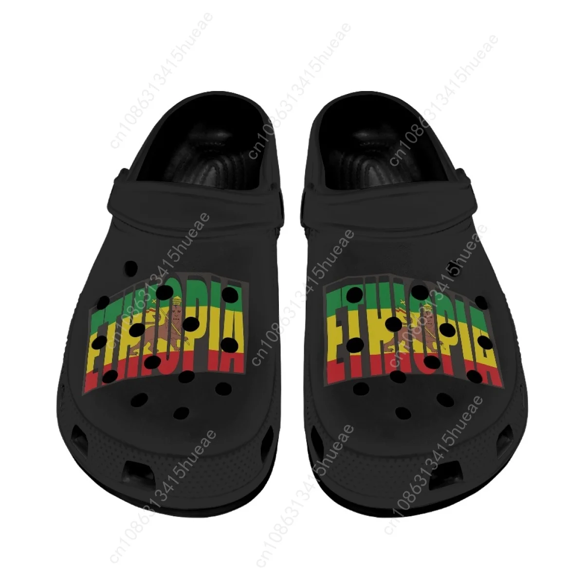 Fashion Women's Sandals Flats Summer Rasta Flag Design Brand Breathable Outdoor Slippers Garden Shoes Ladies Sandalias Mujer