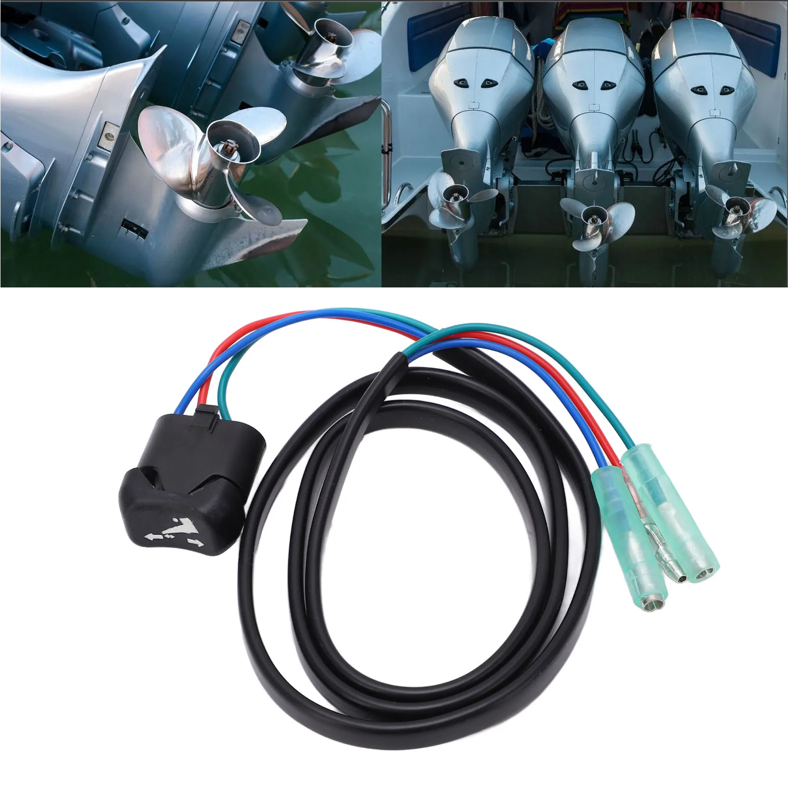 Interrupteur Trim & Tilt Remplacement Pour Boîtier Télécommande Hors-bord Suzuki - Réf. 37850 90J00