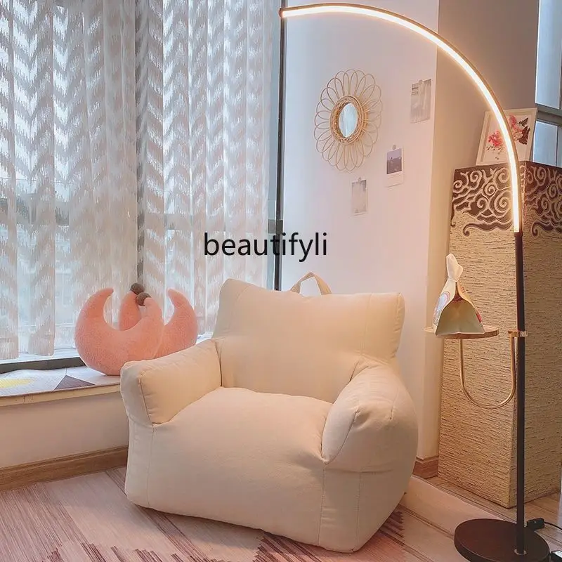 

zqTatami Lazy Sofa Room Single Mini Sofa Balcony Seat Folding Chair