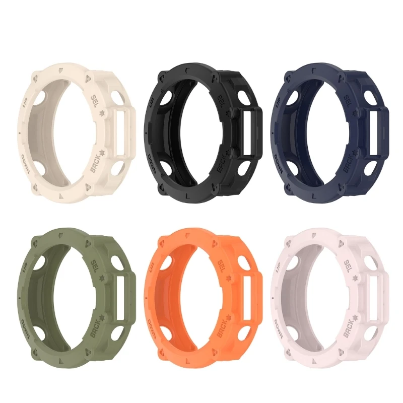 

Smartwatch Anti Dust SiliconeCase Waterproof Shockproof Housing Sleeve Frame Bumper-Shell Suitable for AmazfitT RexUltra