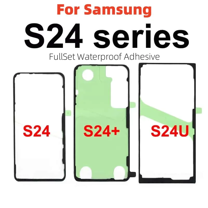 삼성 갤럭시 S24 플러스 S24U S24+ S24 울트라 풀세트 방수 접착 LCD 스크린 후면 배터리 커버 스티커 테이프 접착제