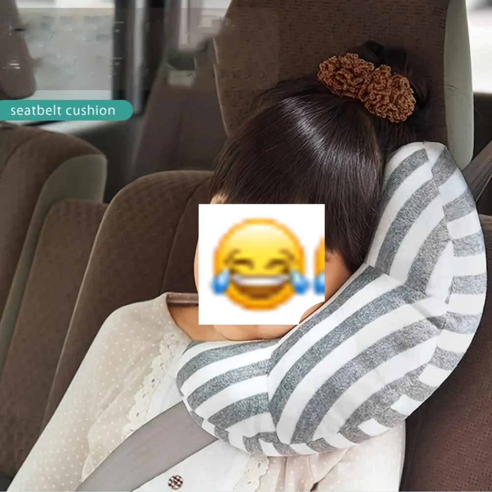 1pc 자동차 머리 받침대, 안전 벨트 베개, 자동차 액세서리, 목 보호 베개, 수면 베개