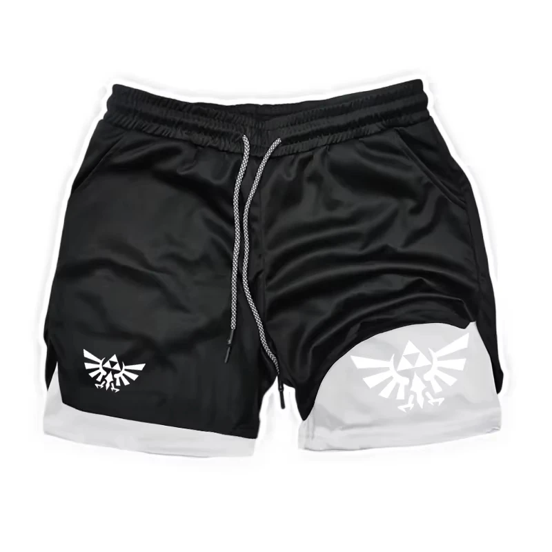 Zelda Themed Men's 5-Inch Workout Shorts | Quick Dry Loose Fit for Basketball, Running & CasualZY0077 Wear