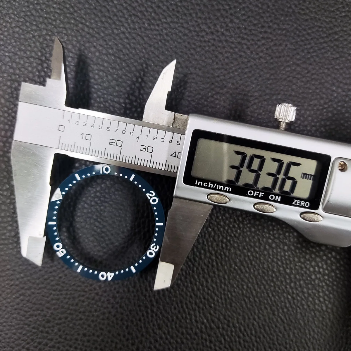 39.3*32.7mm Flat Ceramic Bezel Insert substitute watch insert ring luminous celebrities Watch Accessories, watch repair tool