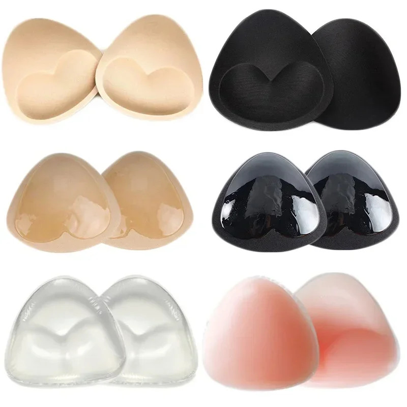 Silicone Breast Patch Silicone Nipple Cover Breast Nipple Covers Bra Pads Inserts Breast Sticker Bra Insert Pads Women Summer Bra Insert Pad Bra Cup Thicker Breast Push Up Silicone Pads Nipple Cover Stickers Bikini Inserts Undies Intimat