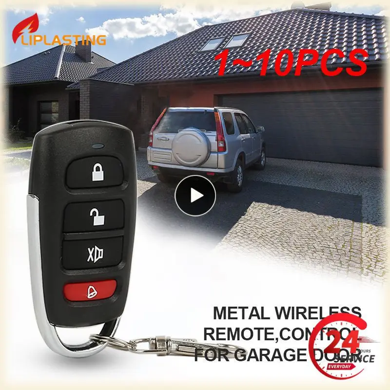 

1~10PCS 433Mhz Copy Remote Control Auto 4 Channe Code Garage Gate Door Garage Door Control Duplicator Portal Remote Control Key