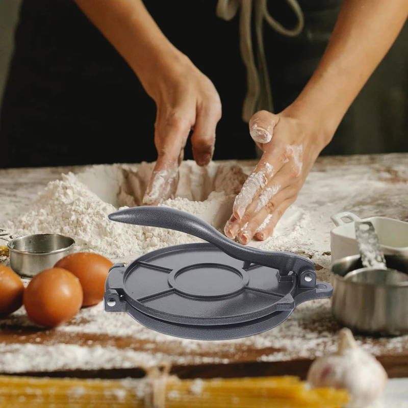 Diy Tortilla Press Maker Aluminium Alloy Manual Corn Tortillas Dough Pressing Tool 16/20cm Kitchen Bakeware Cooking Accessories tortilla press