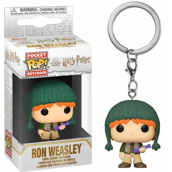 thumbnail image 5 of Llavero de bolsillo Funko Pop TINA Bellcher Hermien Ron Hagrid personaje muñeca llavero colgante modelo juguete regalos de Navidad para niños, 5 of 5