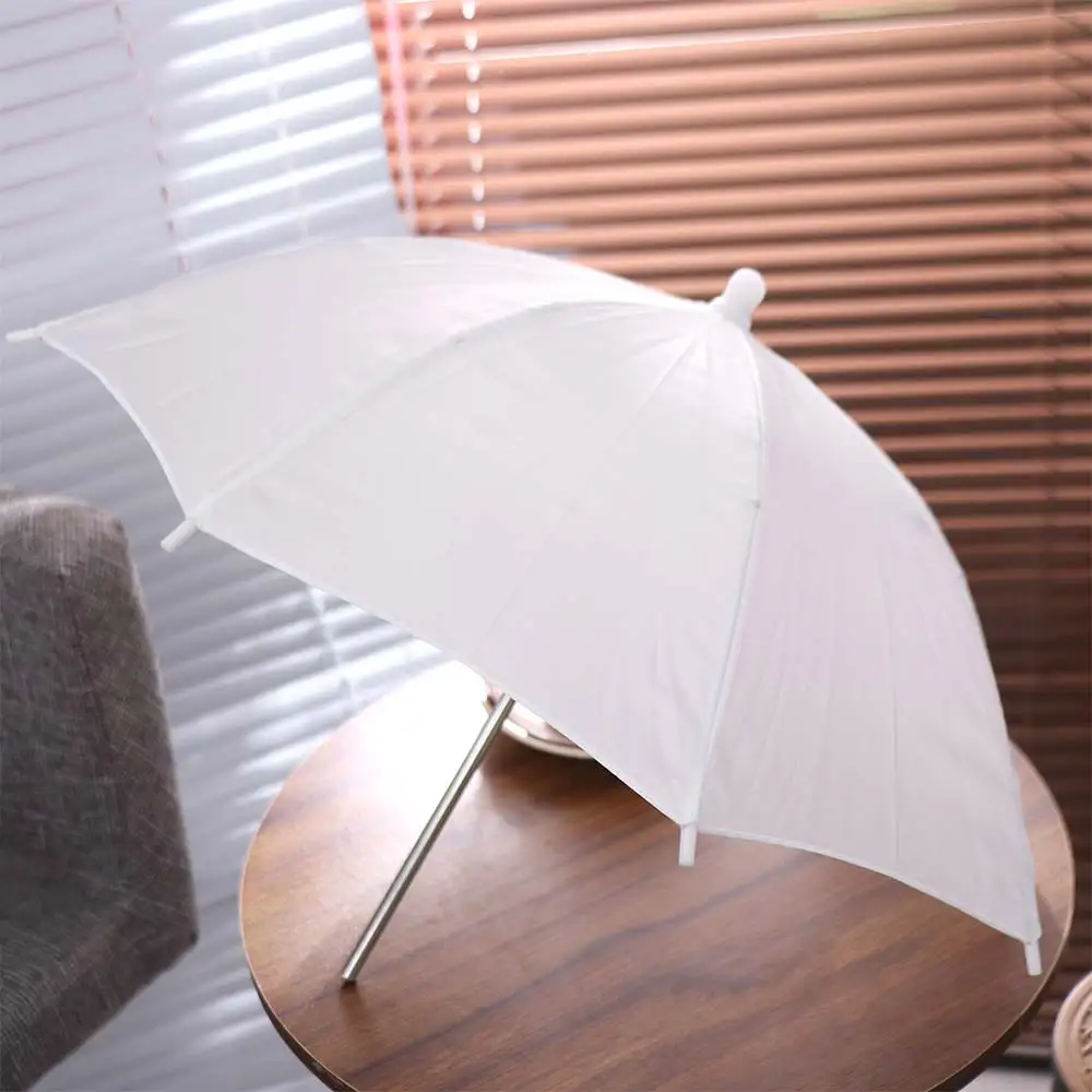 50cm/20인치 사진 촬영용 우산 금속 손잡이 화이트 소프트 라이팅 우산 디퓨저 간편 설치 전문가용