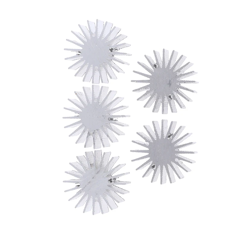LED 알루미늄 방열판 라디에이터, 가정용 램프 라디에이터 교체 가능, 1W, 3W, 5 개