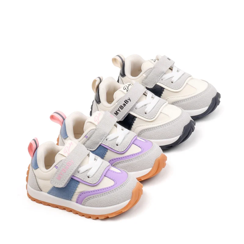 Spring and Autumn Children Casual Sports Shoes High Quality Anti Slip Walking Shoes for Girl Boy Cute Baby Prewalker Shoes BM16 6