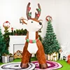Inflatable Christmas Plush Reindeer Dolls Decoration 5.9ft LED Lights Blow Up Toy Xmas Outdoor Yard Decor for Home Holiday Party 3