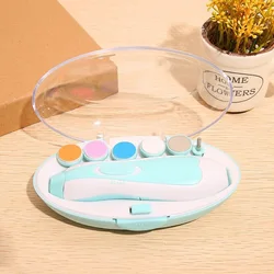 Gentle Baby Nail Trimmer & Polisher - Infant Manicure Care Set (Blue)