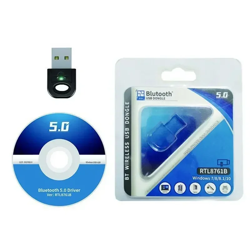 True 5.0 Bluetooth Adapter Usb Bluetooth Transmitter for Pc Computer Receptor Laptop Earphone Audio Printer Data Dongle Receiver